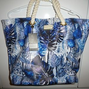 NWT Christian Lecroix handbag shoulder blue white